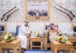الملك سلمان يستقبل الشيخ محمد بن زايد