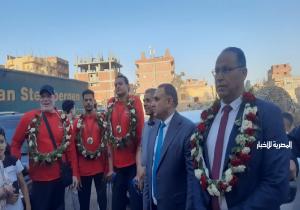 بالورود والطبل البلدى .. أهالي كفر الشيخ يكرمون «أبطال باريس»