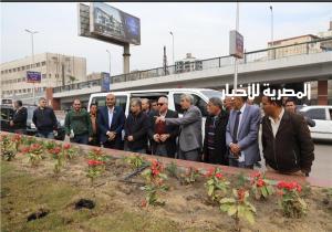محافظ الجيزة يتفقد أعمال التطوير والنظافة والاشغالات بالأحياء