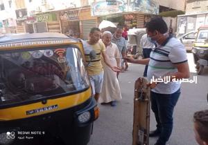 حمله مكبره علي التوكتوك  ومصادره مكبرات الصوت من المخالفين  بمدينة نبروه