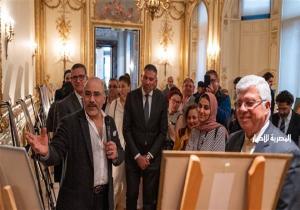 وزير التعليم العالي يفتتح معرض فنان الكاريكاتير عمرو فهمي بباريس