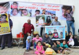 أهالي الأطفال المصابين بـ«الجوشر والتمثيل الغذائي» يتظاهرون أمام محافظة الدقهلية