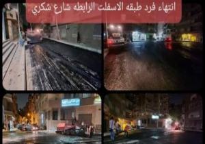 محافظة الجيزة تطور شارع الجمهورية بالحوامدية وعددا من شوارع العمرانية