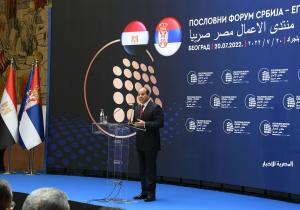 المتحدث الرئاسي ينشر صورًا لفعاليات زيارة الرئيس السيسي إلى صربيا