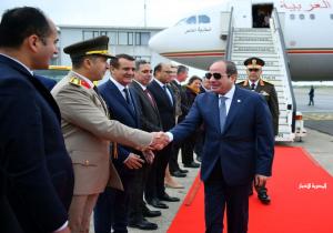 المتحدث الرئاسي ينشر صور وفيديو وصول الرئيس السيسي للمطار العسكري ببروكسل