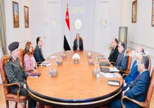 الرئيس السيسي يطلع على مختلف مراحل تنفيذ وتطوير مدينة الأثاث