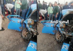 إصابة 14 شخصا في حادث تصادم أمام جامعة السلاب بالمنصورة