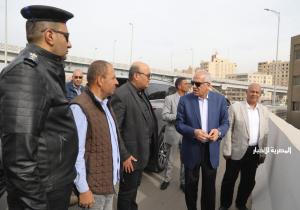 محافظ الجيزة يتفقد الحالة العامة لمحاور عرابي و 26 يوليو وكمال عامر