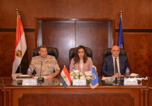 نائب محافظ البحيرة تستقبل مساعد رئيس أركان حرب القوات المسلحة