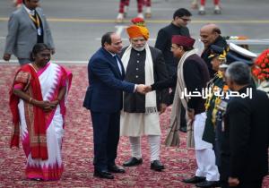 المتحدث الرئاسي ينشر صور مشاركة الرئيس السيسي كضيف شرف في احتفالات الهند بعيد الجمهورية
