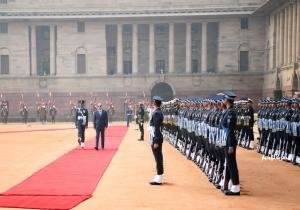 الرئيس السيسي يُغادر مقر احتفالات الهند بعيد الجمهورية