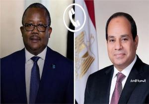 الرئيس السيسي يتلقى اتصالا هاتفيًا من رئيس جمهورية غينيا بيساو