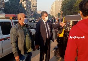 رئيس حي السيدة زينب يتابع تطوير شارع التونسي