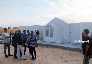 وزارة الإنتاج الحربي تشارك بمستشفى ميداني من إنتاج مصانعها لدعم الأشقاء الفلسطينيين المصابين بالأحداث الأخيرة