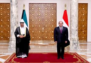 بيان رئاسي مشترك بمناسبة زيارة أمير الكويت إلى مصر| تفاصيل كاملة