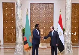 الرئيس السيسي: نعرب عن تقديرنا العميق للعلاقات التاريخية بين مصر وزامبيا التي تعكس روح التكامل والتضامن