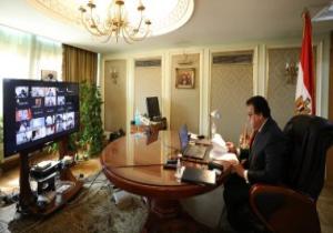 وزير التعليم العالى يلقى كلمة الرئيس السيسى بقمة التكنولوجيا فى الإمارات