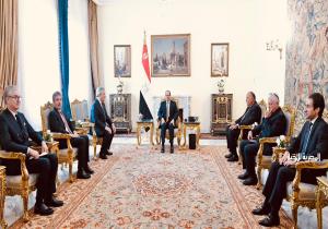 الرئيس السيسي و«تاياني» يبحثان أمن الطاقة والغاز الطبيعي من خلال الشراكة الإستراتيجية بين مصر و«إيني»