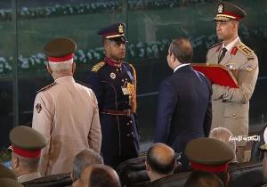 طلبة الكليات العسكرية يؤدون يمين الولاء أمام الرئيس السيسي