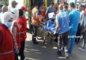 الدفعة الأولى من مصابي فلسطين تصل لمستشفى العريش العام / صور