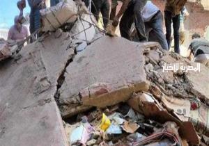 مصرع سيدة وإنقاذ زوجها في انهيار عقار قديم في الإسكندرية