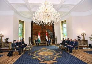الرئيس السيسي يستقبل رئيس وزراء المجر ويرحب بمشاركته في مراسم افتتاح المتحف المصري الكبير