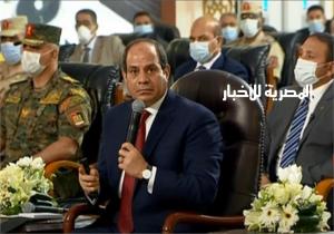 سبب إنفعال الرئيس السيسي خلال افتتاح المشروعات القومية بالإسكندرية / فيديو