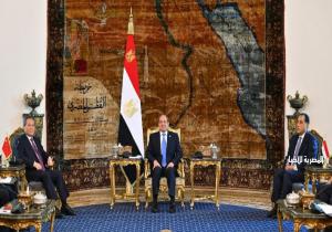 الرئيس السيسي يستقبل رئيس مجلس الدولة الصيني لتعزيز التعاون المشترك