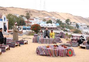 الرئيس السيسي يعقد لقاءً مفتوحًا مع مجموعة من أهالي قرية غرب سهيل بأسوان
