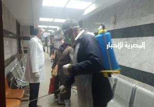 تطهير وتعقيم عيادات التأمين الصحي بالغربية لمواجهة فيروس كورونا