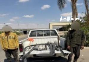 سقوط عاطلين لسرقة كابلات كهربائية ضغط عالي خاصة بإحدى المشروعات بالنزهة