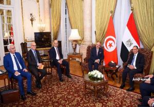 وزير الخارجية والهجرة يستقبل وزير الخارجية التونسي
