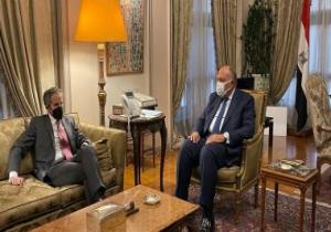 وزير الخارجية يبحث مع جروسى سبل التعاون بين مصر والوكالة الدولية للطاقة الذرية