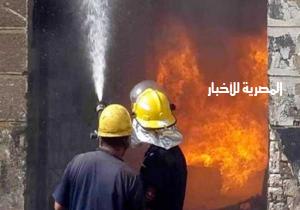 انتداب المعمل الجنائي لكشف أسباب حريق نشب بمحل كبابجي بالعمرانية