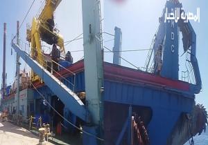 تنفيذ عملية قطر وتراكى خاصة لانقاذ الحفار ) AL HAMRA) بميناء سفاجا