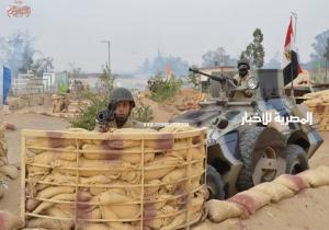 الجيش الثانى يدمر وكرا وعربتين مفخختين للعناصر الإرهابية بشمال سيناء