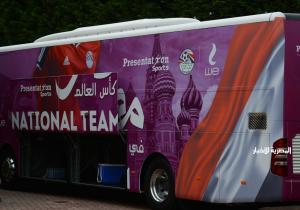 حافلة المنتخب تثير إعجاب الإيطاليين قبل كأس العالم