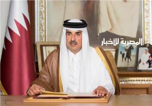 أمير قطر يعزى الرئيس السيسي والشعب المصري فى ضحايا كنسية أبو سيفين