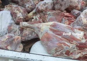 ضبط ٧٣٧ كجم لحوم و ٢٥ طن مستخلص جبنة رومي غير صالحة للإستخدام الآدمى بأبو حمص