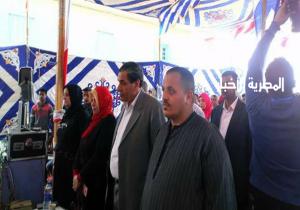 قرية الزهيرى بالدقهلية تنظم مؤتمرا حاشدا لدعم ترشيح الرئيس السيسى لفترة ثانية