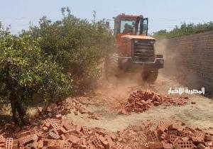 وقف التعديات على الزراعات والبناء المخالف في الغربية