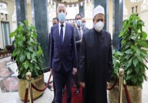 الإمام الأكبر يستقبل الرئيس التونسى قيس سعيد فى رحاب مشيخة الأزهر
