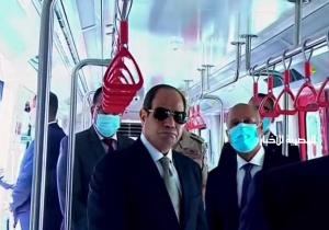 الرئيس السيسي يشهد تدشين الوحدات المتحركة الجديدة للسكك الحديدية