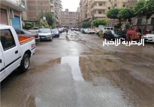 هطول أمطار غزيرة وبرق بمدن وقرى محافظة الغربية