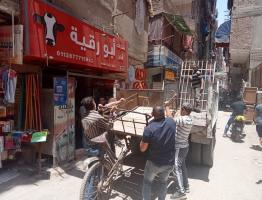 حي العجوزة يشن حملة إشغالات مكبرة / صور