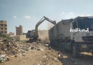 محافظ الدقهلية يقرر رفع مقلب القمامة العشوائي داخل مدينة نبروه