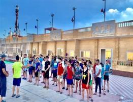 بدء استقبال الأفواج بالمعسكر الصيفي الدائم لجامعة طنطا في مصيف بلطيم