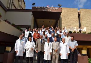 إفتتاح الدورة التدريبية بمركز الكلى بجامعة المنصورة
