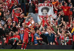 ليفربول يتوَّج رسميًا بلقب الدوري الإنجليزي في ليلة الأرقام التاريخية لـ محمد صلاح