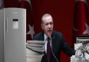 كيف هرب أردوغان من سيدة تركية طالبته بتوفير الطعام لأطفالها